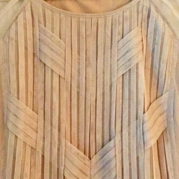 BCBG MaxAzria Sheer Nude Lace Tank Top - NEW Womens Size XS - Picture 3 of 9